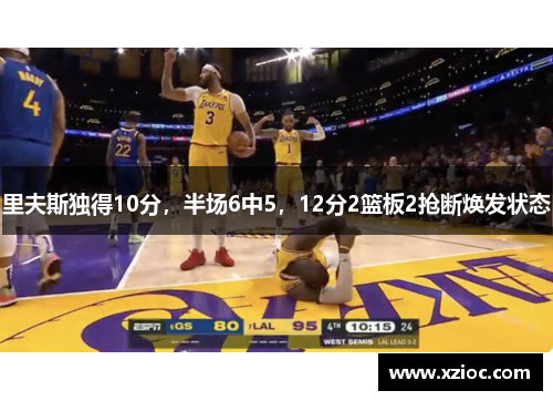 里夫斯独得10分，半场6中5，12分2篮板2抢断焕发状态