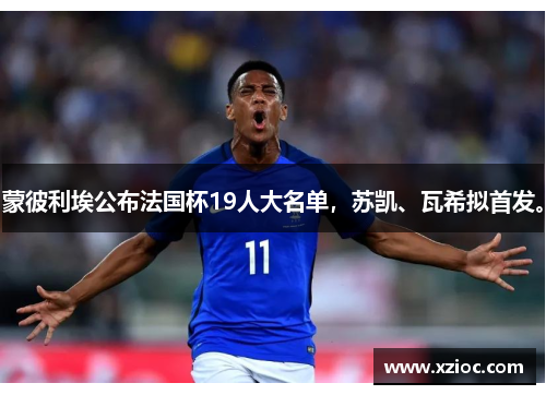 蒙彼利埃公布法国杯19人大名单，苏凯、瓦希拟首发。